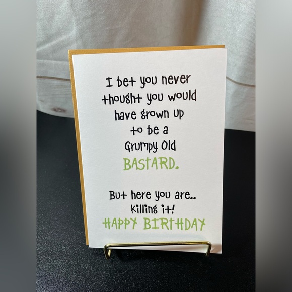 ⚠️🍰🎉 Adult Humorous Greeting Birthday Card- 3Pc Set- NWT - Picture 3 of 15